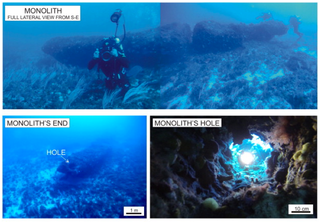 Illustration for article titled An Ancient Monolith Has Been Discovered in the Mediterranean Sea